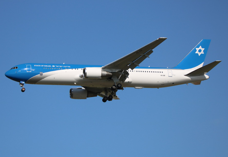 Израелскиот „Ер Форс Уан“ кружеше над Медитеранот со часови: преместен е на безбедно место