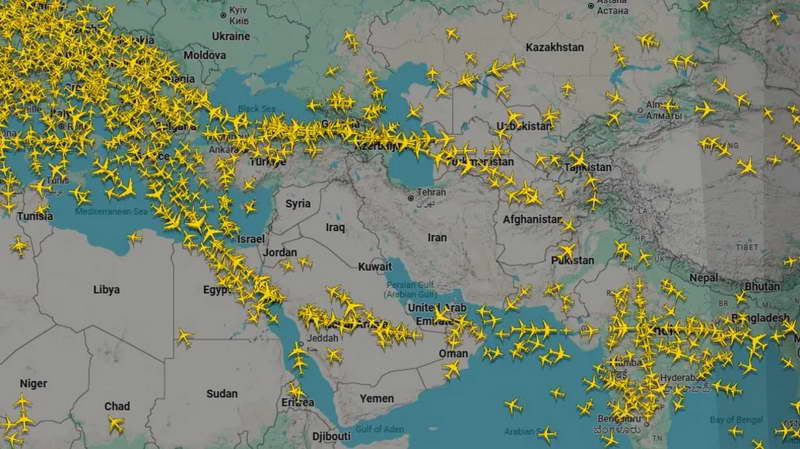 Како патничките авиони продолжуваат да летаат за време на војна