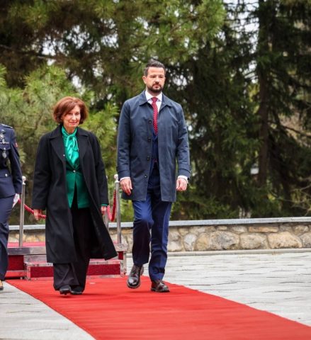 Сиљановска и Милатовиќ ги потврдија добрите односи меѓу Македонија и Црна Гора (ФОТО)