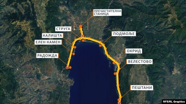 Колекторот за заштита на Охридското Езеро е дивоградба
