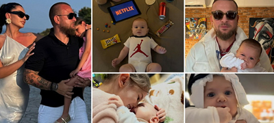 „Слава тебе Господе“ – Синот на Миро Кацаров наполни 4 месеци – сестричката од првиот брак на Ивана го гушка, Миро го маскира