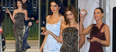 Хејли Бибер јаде крофна, девојката на ди Каприо со бургер – и ѕвездите се „обични“ луѓе, гладни по „афтер забава“ (фото)