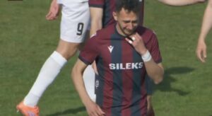 ВИДЕО: Фудбалер на Силекс во солзи го напушти теренот по добиен црвен картон против Вардар