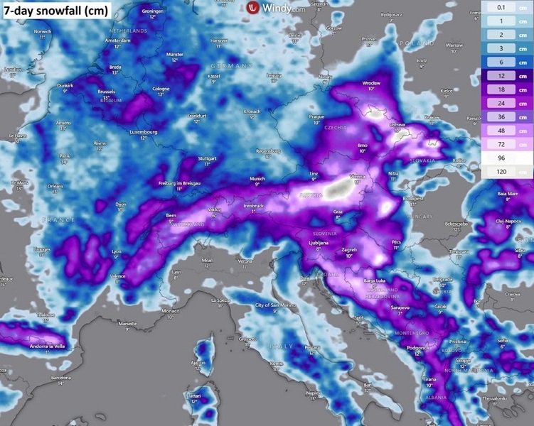 Зимата сè уште не е завршена! Доаѓа обилен снег, еве кога можете да го очекувате