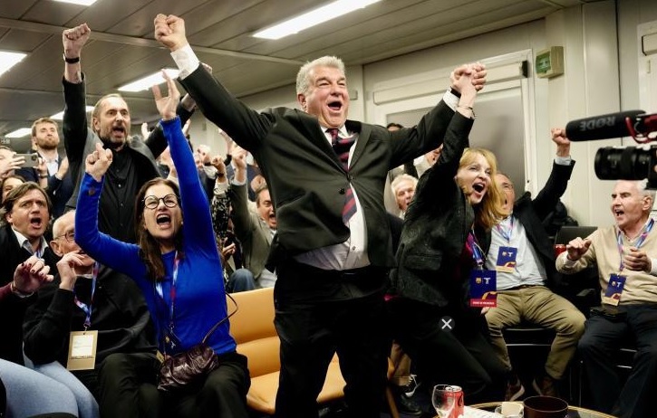 Лапорта добива нов претседателски мандат во Барселона