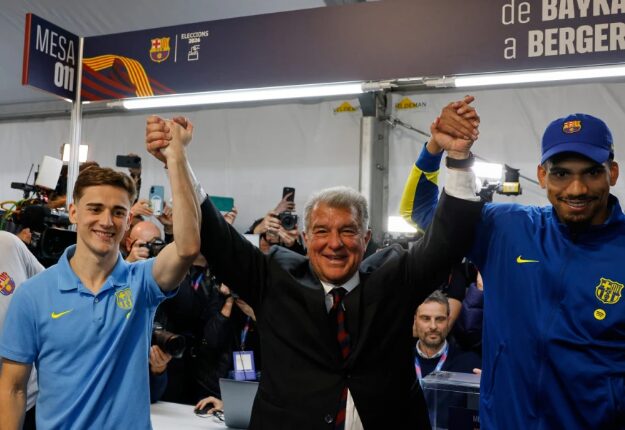 Лапорта убдливо ги доби изборите за претседател