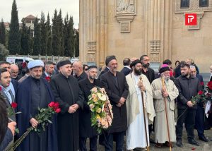 Резличните верски заедници обединети оддадоа почит за починатиот Грузиски патријарх