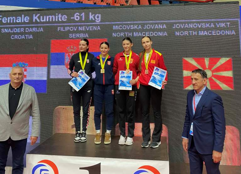 Задоволство во Макпетрол: Репрезентативците од клубот освоија четери медали на Балканското првенство