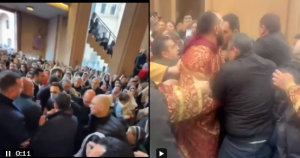 Верници и свештеници се тепаа со Премиерот и неговото обезбедување – драма во Ереван