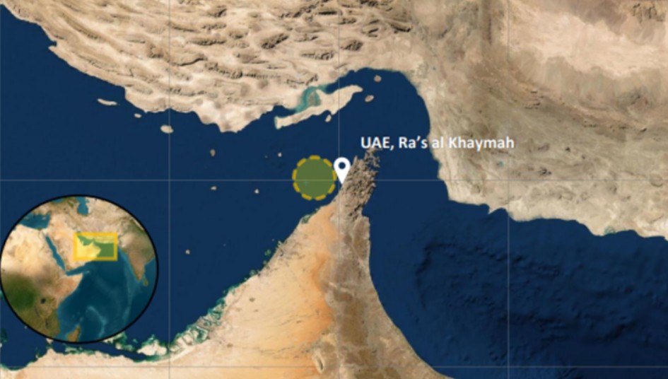 Ракета погоди брод во близина на Обединетите Арапски Емирати