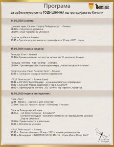 Денеска помен за починатите во Кочани