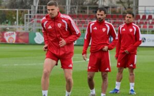 Фудбалерите го одработија првиот тренинг пред баражот за СП (ФОТОГАЛЕРИЈА)