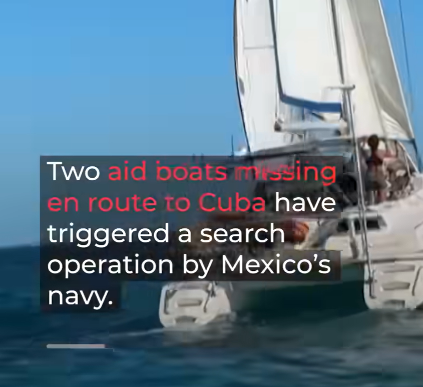 (ВИДЕО) Исчезнаа два брода со хуманитарна помош на пат кон Куба