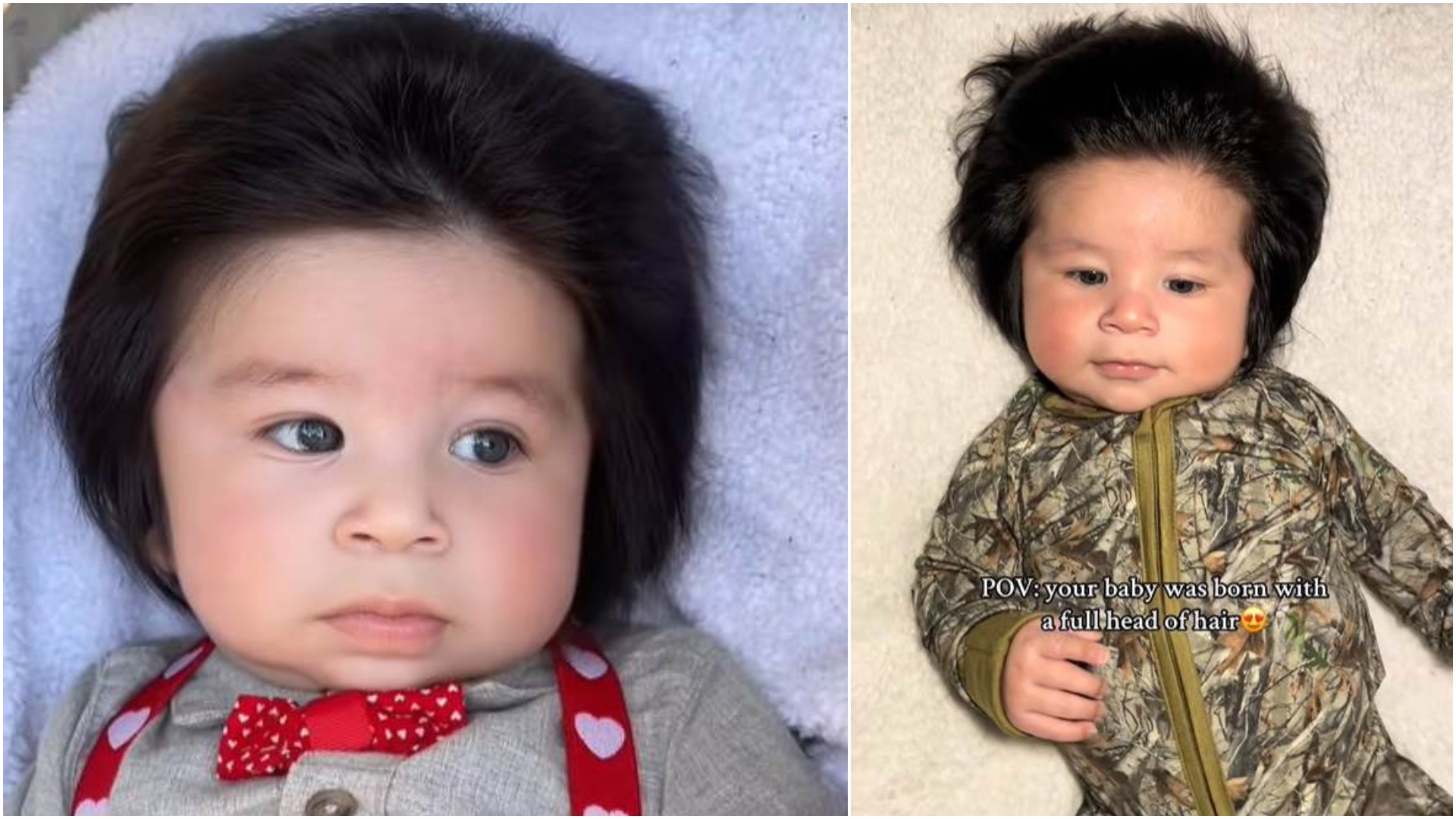 Бебето со бујна коса што ги воодушеви следбениците: Сите мислат дека е перика, а еве што вели неговата мајка