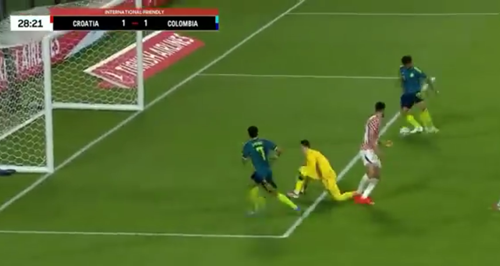 Колумбиец се посрамоти против Хрватска, го промаши невозможното! (ВИДЕО)