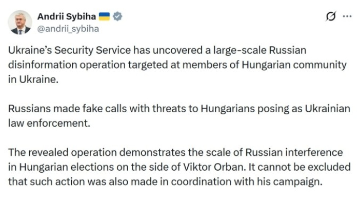 Украинското разузнавање тврди дека Русите го заплашуваат унгарското малцинство