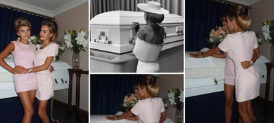 „Ова е бизарно“ – Инфлуенсерка објави фотографии како позира со ковчегот на починатата ќерка и стана мета на осуда