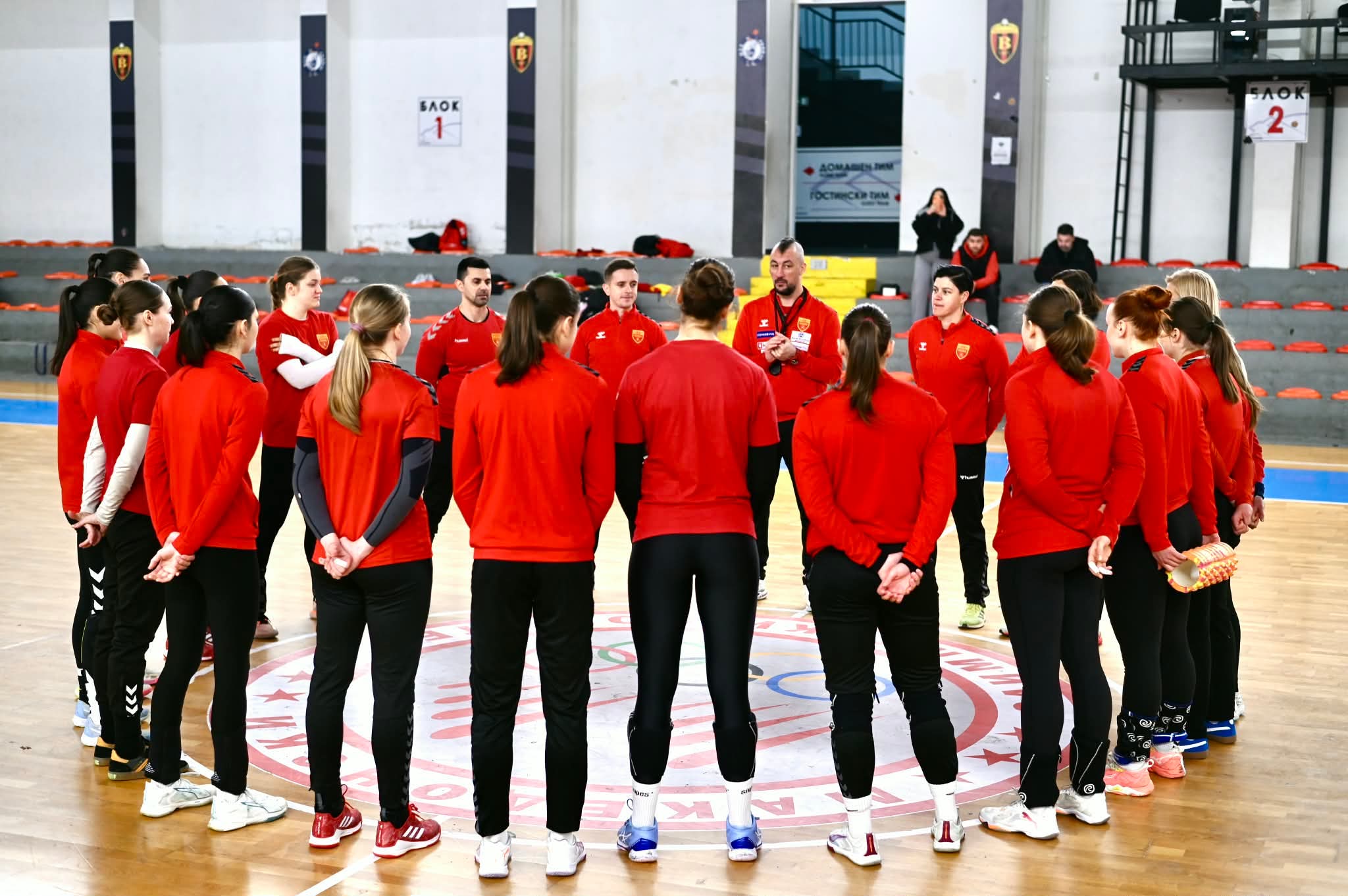 Дамите на собир, во мислите само едно – победа во Белгија