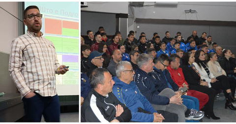 Подготовката е клучот: Стручно предавање за современ фудбал во Битола 