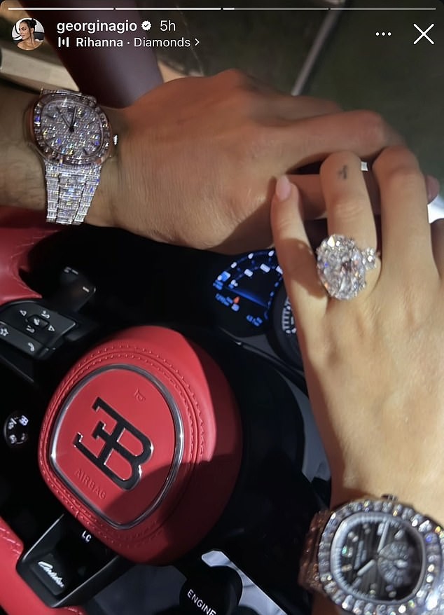 Инстаграм стори вредно 17 милиони евра: Роналдо и Џорџина го покажуваат своето екстравагантно богататво додека бегаат од ракетни напади во Саудиска Арабија