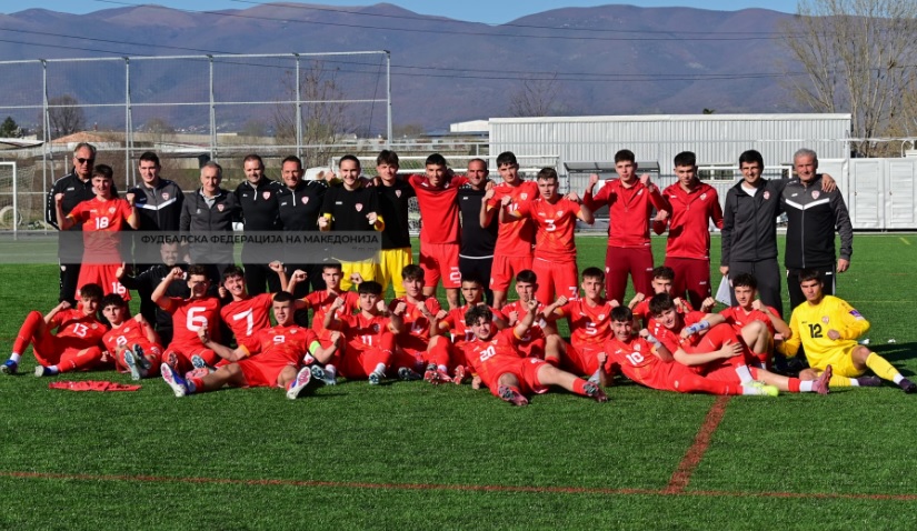 Фудбалерите до 16 години поуспешни од Летонија