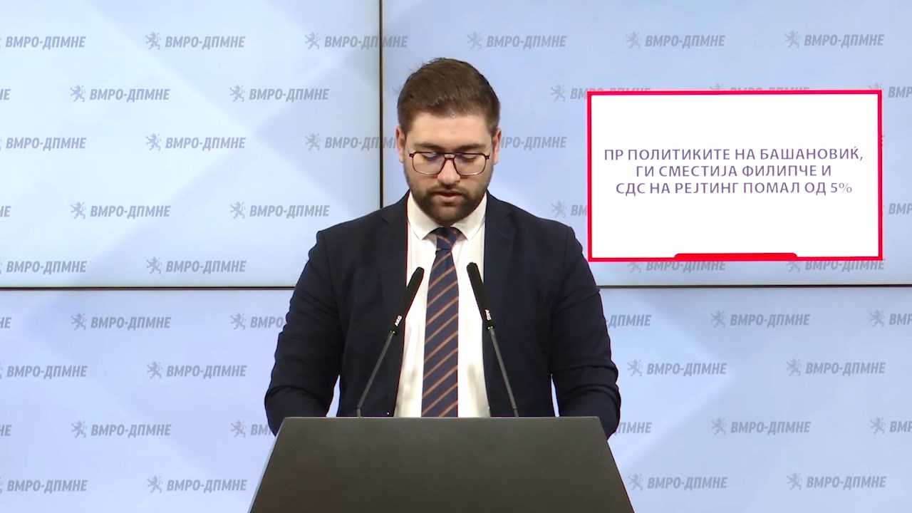 Манасиевски: ПР политиките на Башановиќ, ги сместија Филипче и СДС на рејтинг помал од 5%