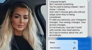 (ФОТО) Жените се згрозени – Пораката на маж по првиот состанок предизвикала дебата на социјалните мрежи: „Маж со јасни приоритети“