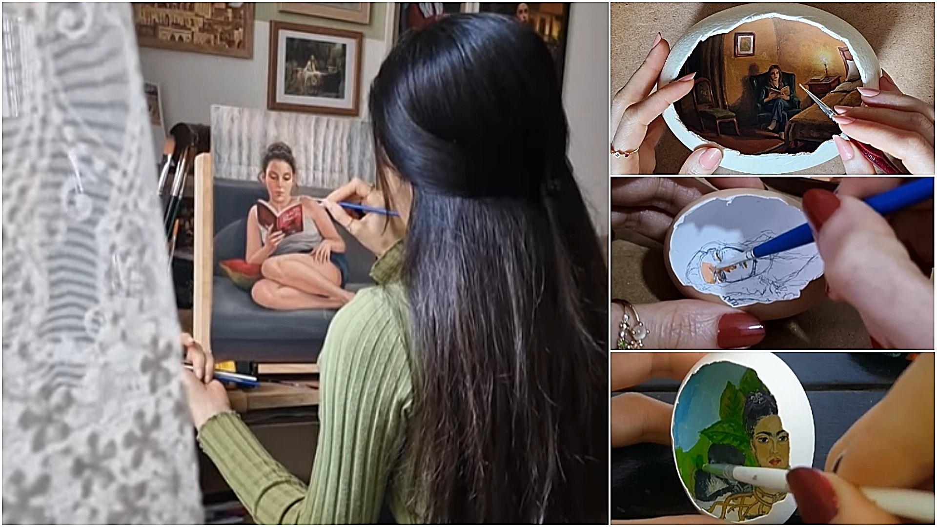 Уметност на нешто толку кревко: Суреја Нојан создава ремек-дела на лушпи од јајца