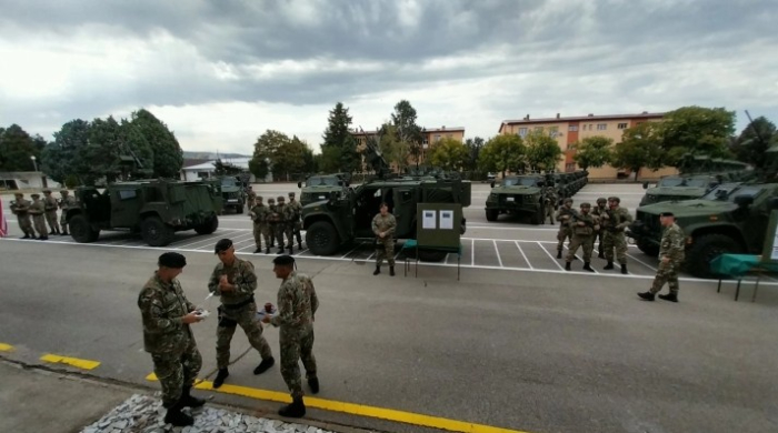 Презентација на лесни оклопни возила „страјкер“ набавени од САД