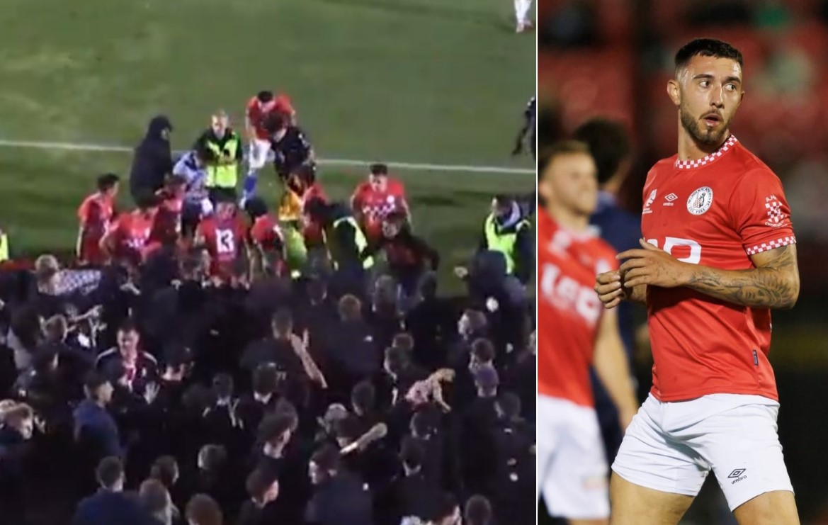 Ограда падна врз Македонец на фудбалски натпревар во Австралија! (ВИДЕО)