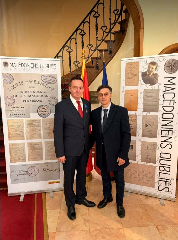 Амбасадорот Николов: Салонот во македонската амбасада во Париз ќе го носи името „ Охрид- др. Анастас Коцарев“