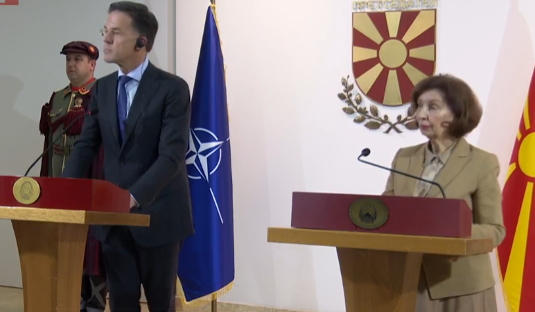 Давкова: Присуството на Руте е јазен показател дека НАТО е со нас