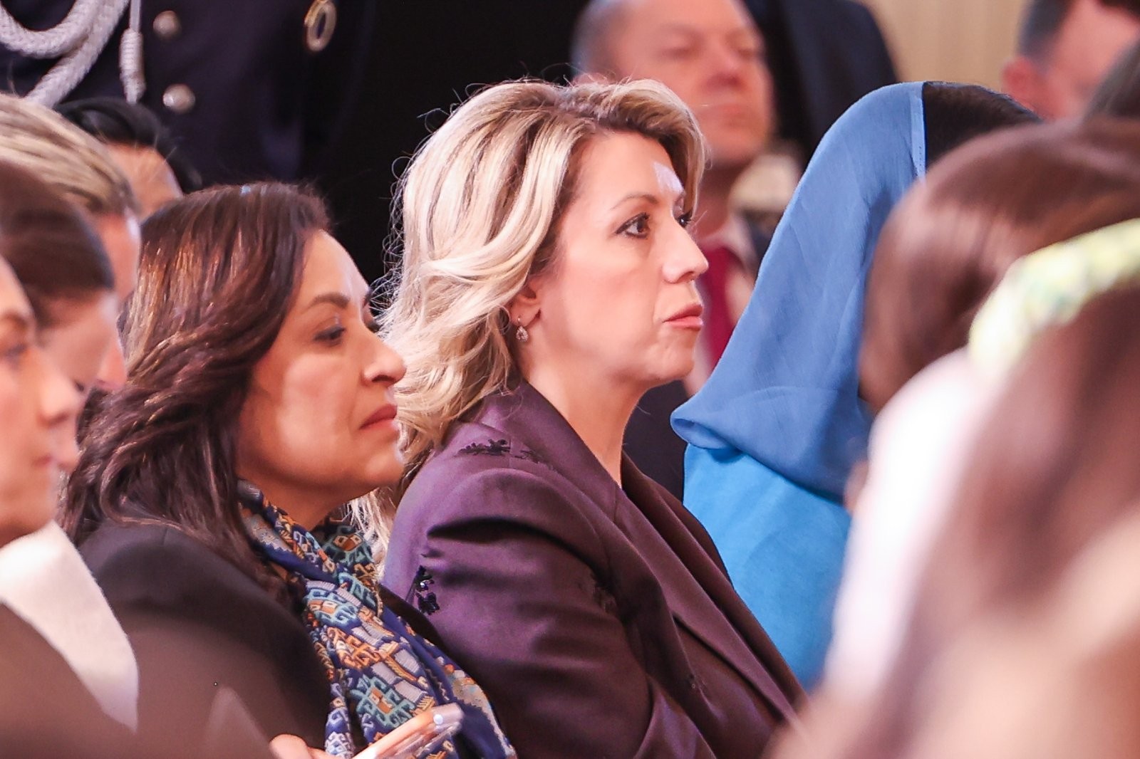 (ВИДЕО) Сопругата на премиерот Мицкоски во краток разговор со Меланија Трамп