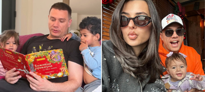 Иван Јованов е грижлив татко – им чита приказни на ќерката и внукот, ужива во татковството