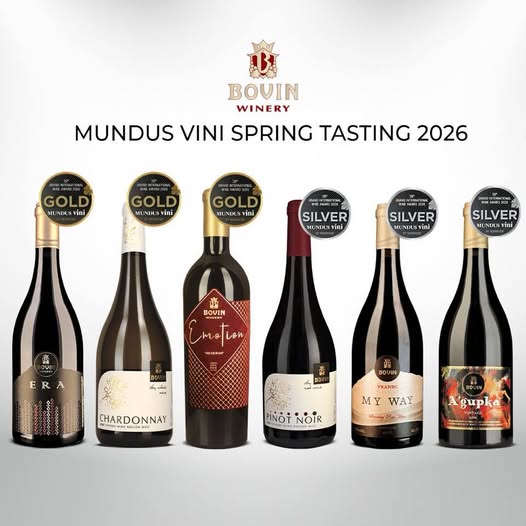 Вината на Бовин освоија 3 златни и 4 сребрени медали на престижниот натпревар MUNDUS VINI 2026