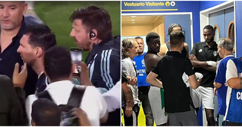 ВИДЕО: Фудбалерите на Мавританија направија хаос, се „тепаа“ за фотка и дрес од Меси