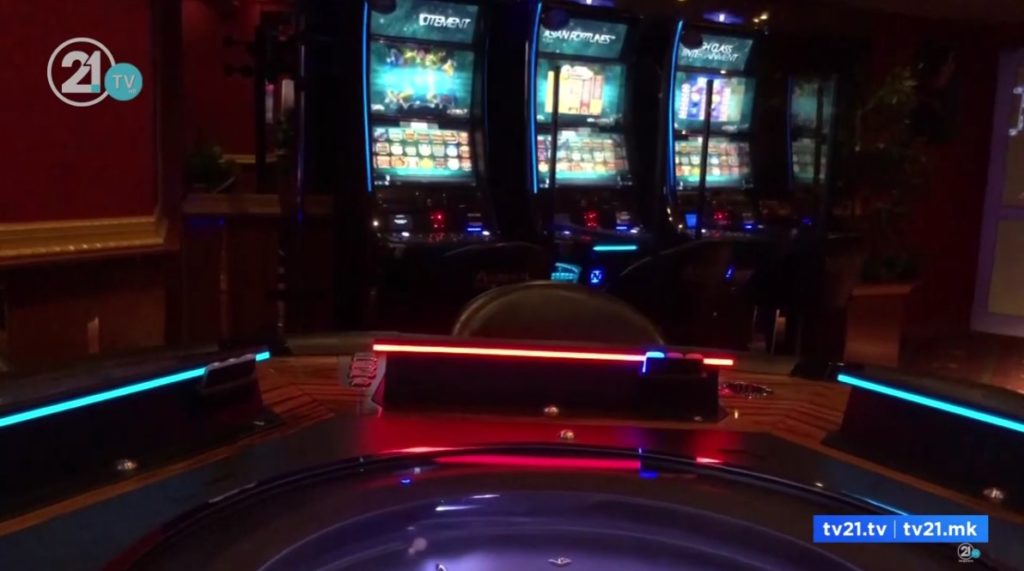 Контроли во казина и угостителски објекти во Карпош и Кисела Вода во Скопје, констатирани повеќе прекршоци и изречени се соодветни мерки