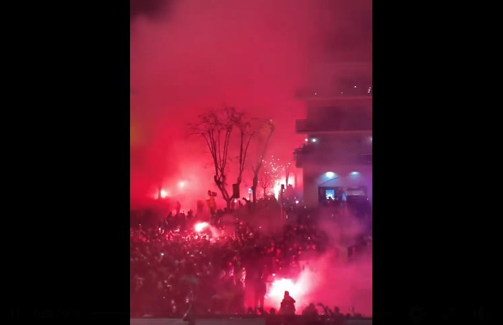 Нереални сцени пред „Камо Ноу“, а пораката е само една (Видео)