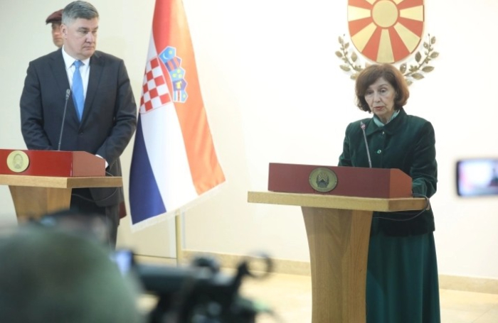 Сиљановска-Давкова во официјална посета на Хрватска, средби со Милановиќ и Пленковиќ