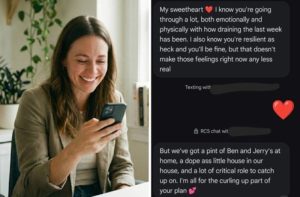 (ФОТО) На сопругот му испратила порака дека има ужасен ден, луѓето биле воодушевени од неговиот одговор