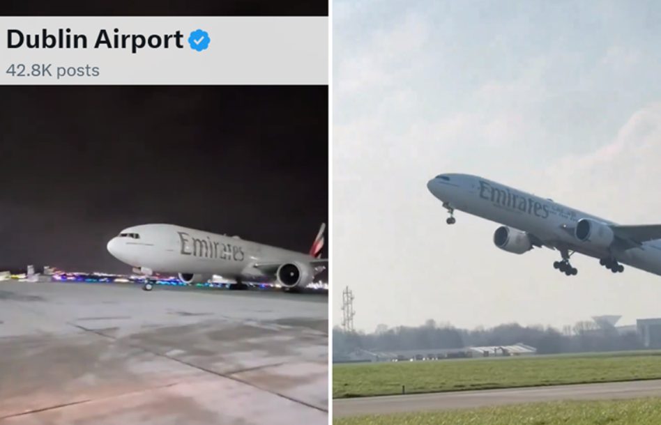 (Видео) Првите патници од Дубаи слетаа во Даблин по суспендирањето на летовите