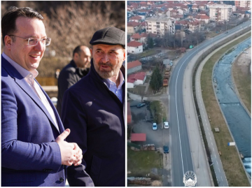 (ВИДЕО) Македонија ја завршува модернизацијата на источното крило на Коридор 8, истакна Николоски