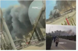 (ВИДЕО) Иран го нападна нафтениот центар на „Арамко“ во Рас Танура во Саудиска Арабија