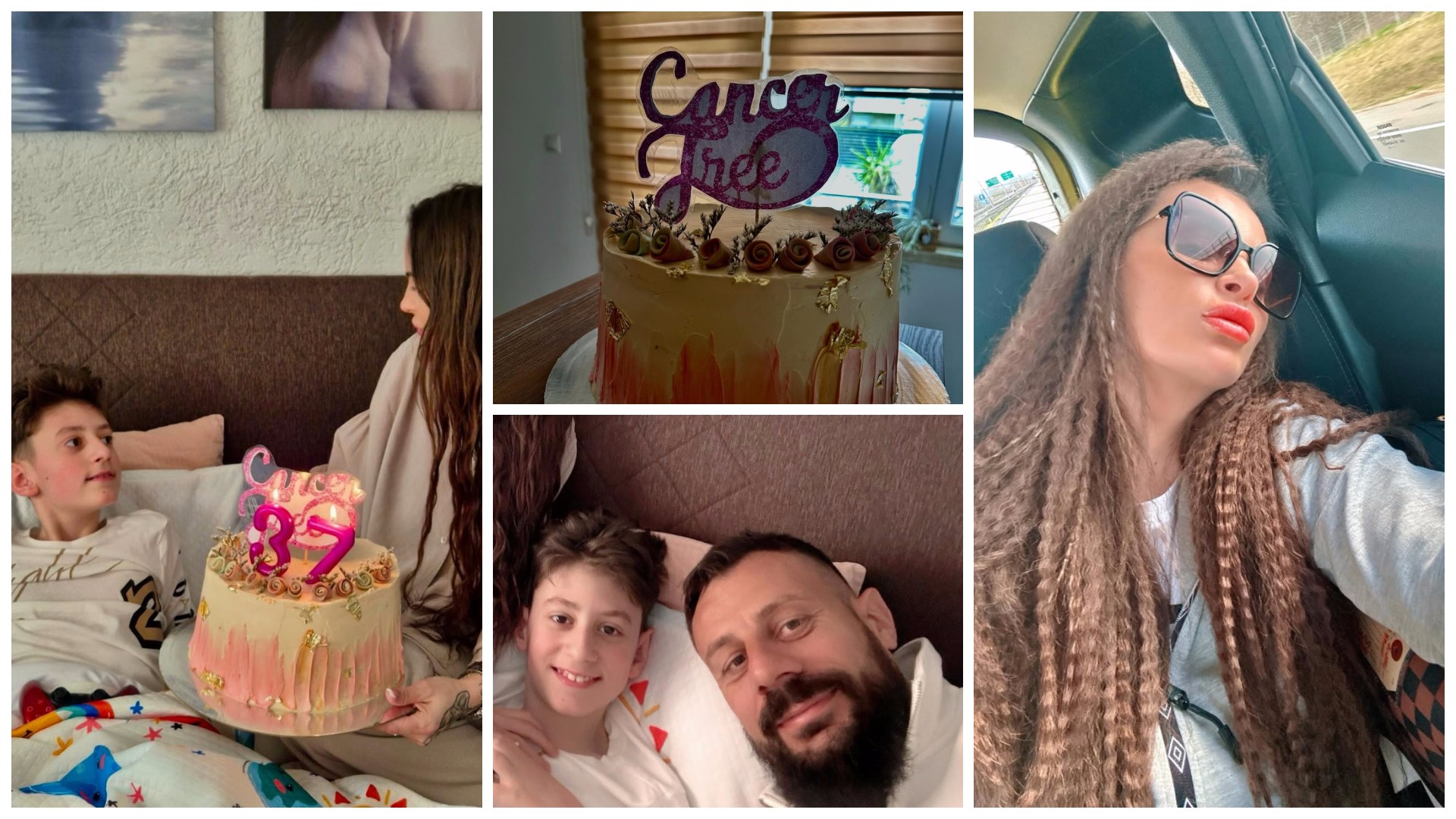 Ивана Лескароски го помина роденден со синот во постела: „Славам тивко со солзи и со насмевка во исто време“