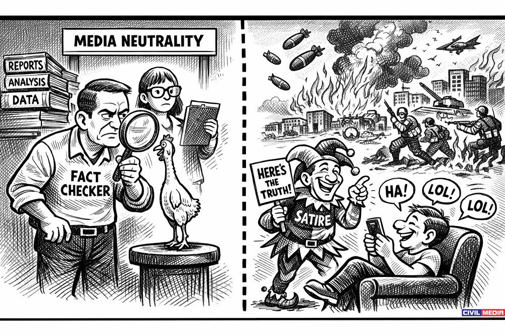 Удобната неутралност и отсуството на смисла за хумор