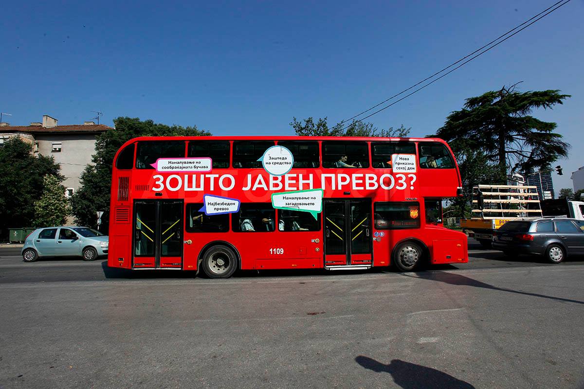 Само 9,6 од македонските граѓани користат јавен превоз