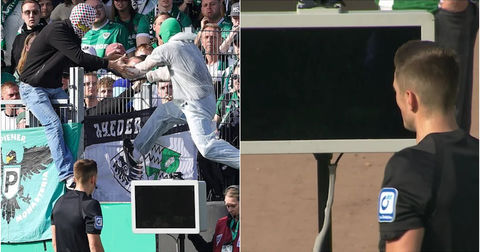 ВИДЕО: Навивачи го исклучија мониторот за ВАР пред судијата да гледа за пенал