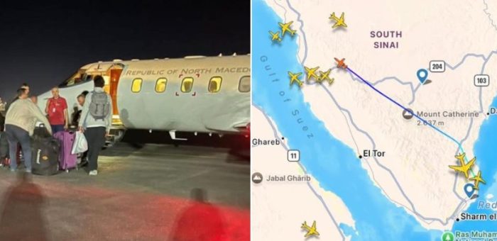 Македонски државјани евакуирани од Израел, со владиниот авион тргнаа од Шарм ел-Шеик кон Скопје