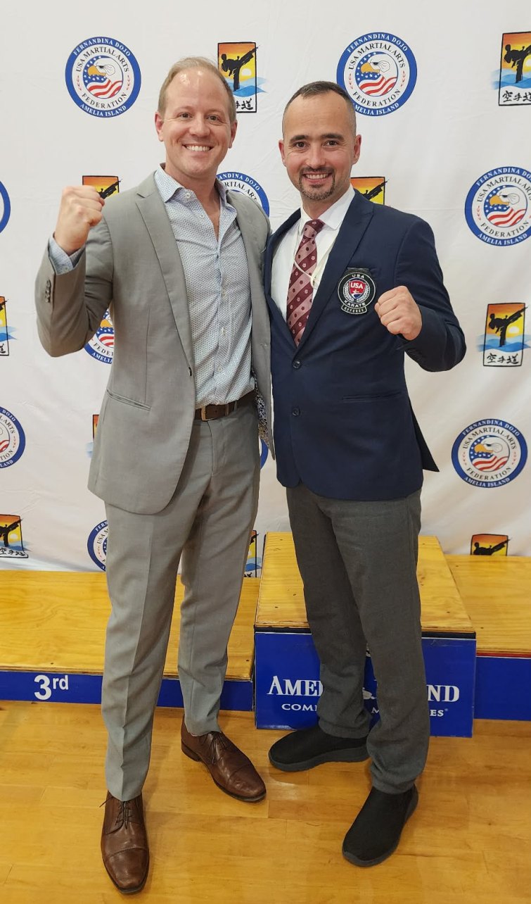 Македонското знаме повторно развиено во Флорида – нови медали за македонските карате амбасадори 