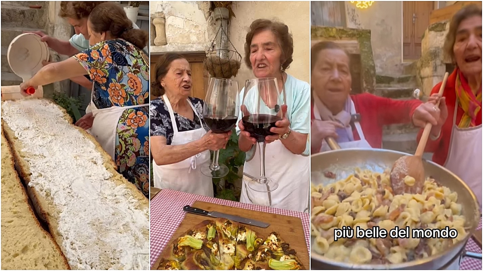 Италијански баби станаа хит на Инстаграм: Заедно имаат 45 внуци и ги знаат сите тајни на традиционалната кујна (ВИДЕО)
